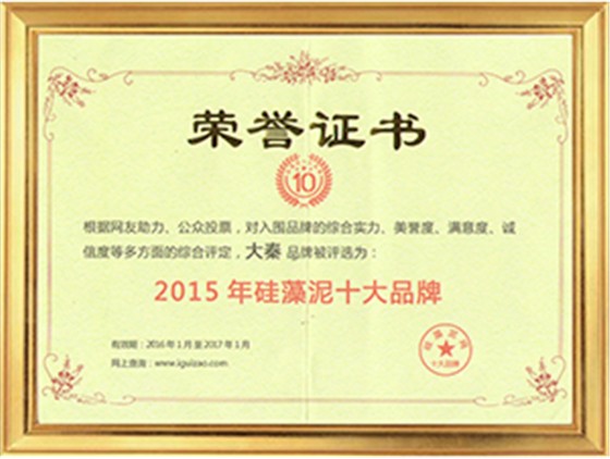 2015年硅藻泥十大品牌