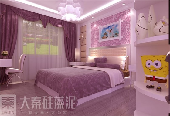 硅藻泥婚房效果图