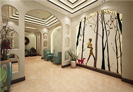 大秦硅藻泥展厅次入口