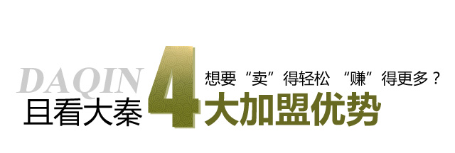 4大加盟优势